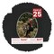 Black Suede Mat Board for 11x14 Frames - Oval Opening for 8x11 Photos